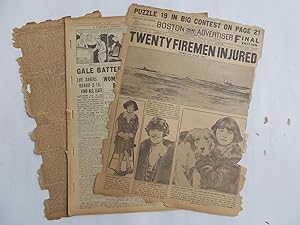 Seller image for Boston Daily Advertiser - Boston Record (Wednesday, January 14, 1925) Newspaper (Cover Headline: TWENTY FIREMEN INJURED) for sale by Bloomsbury Books