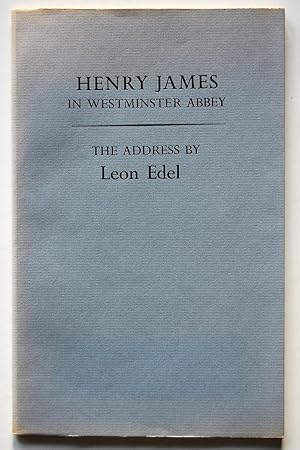 Henry James in Westminster Abbey