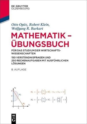 Seller image for Mathematik-bungsbuch : fr das Studium der Wirtschaftswissenschaften. 150 Verstndnisfragen und 250 Rechenaufgaben mit ausfhrlichen Lsungen for sale by AHA-BUCH GmbH