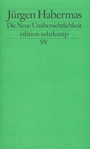 Bild des Verkufers fr Die Neue Unbersichtlichkeit : Kleine Politische Schriften V zum Verkauf von AHA-BUCH GmbH