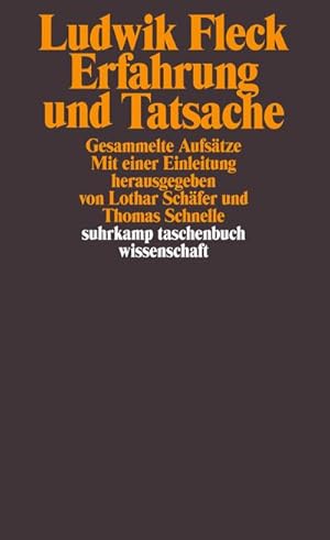 Bild des Verkufers fr Erfahrung und Tatsache : Gesammelte Aufstze zum Verkauf von AHA-BUCH GmbH