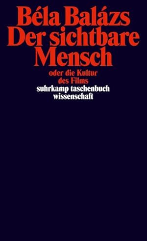 Image du vendeur pour Der sichtbare Mensch mis en vente par AHA-BUCH GmbH