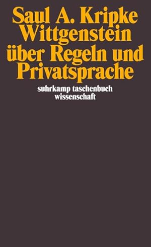 Bild des Verkäufers für Wittgenstein über Regeln und Privatsprache : Eine elementare Darstellung zum Verkauf von AHA-BUCH GmbH