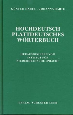 Bild des Verkufers fr Hochdeutsch - Plattdeutsches Wrterbuch zum Verkauf von AHA-BUCH GmbH