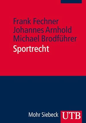 Bild des Verkufers fr Sportrecht zum Verkauf von AHA-BUCH GmbH