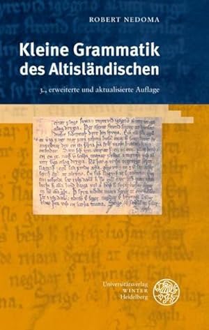 Bild des Verkufers fr Kleine Grammatik des Altislndischen zum Verkauf von AHA-BUCH GmbH