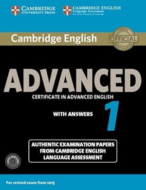 Bild des Verkufers fr Cambridge English Advanced 1 for updated exam.Student's Book with answers and downloadable audio zum Verkauf von AHA-BUCH GmbH