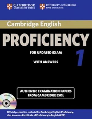 Imagen del vendedor de Cambridge Certificate of Proficiency in English 1 for updated exam. Student's Book Pack (Student's Book with answers and 2 Audio CDs) a la venta por AHA-BUCH GmbH