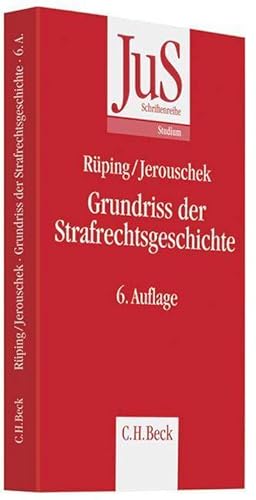 Bild des Verkufers fr Grundriss der Strafrechtsgeschichte zum Verkauf von AHA-BUCH GmbH