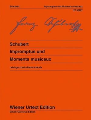 Bild des Verkufers fr Impromptus und Moments Musicaux : Nach den Quellen hrsg. von Ulrich Leisinger, Hinweise zur Interpretation von Robert D. Levin, Fingerstze von Paul Badura-Skoda. Klavier. zum Verkauf von AHA-BUCH GmbH