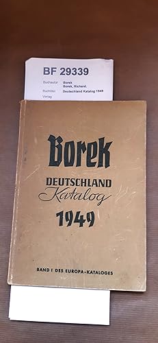 Deutschland Katalog 1949 Band 1 des Europa-Kataloges.