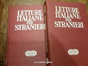 LETTURE ITALIANE PER STRANIERI - EN 2 VOLUMES - LETTURE GRADUALI, LETTURE VARIE, ITALIA, PAGINE D...