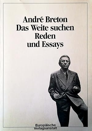 Bild des Verkufers fr Das Weite suchen. Reden und Essays. Aus dem Franzsischen von Lothar Baier. zum Verkauf von Versandantiquariat Ruland & Raetzer