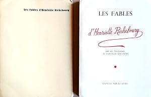 Les Fables d`Henriette Richebourg. Avec des Illustrations de Jean-Claude Goossens.