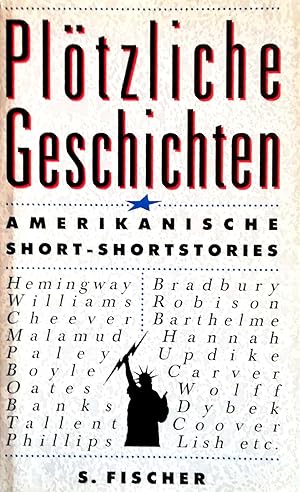 Seller image for Pltzliche Geschichten. Amerikanische Short-Shortstories. for sale by Versandantiquariat Ruland & Raetzer