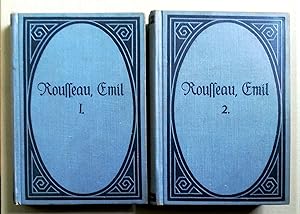 Bild des Verkufers fr Emil oder Ueber die Erziehung. Frei aus dem Franzsischen bersetzt von H. Denhardt. Neue Ausgabe. Mit einer Einleitung von Theodor Fritzsch. 2 Bnde. zum Verkauf von Versandantiquariat Ruland & Raetzer