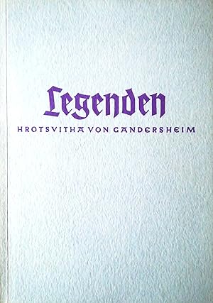 Imagen del vendedor de Legenden. bertragen und eingeleitet von Helmut Knauer. a la venta por Versandantiquariat Ruland & Raetzer