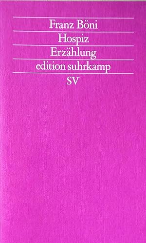 Seller image for Hospiz. Erzhlung. for sale by Versandantiquariat Ruland & Raetzer