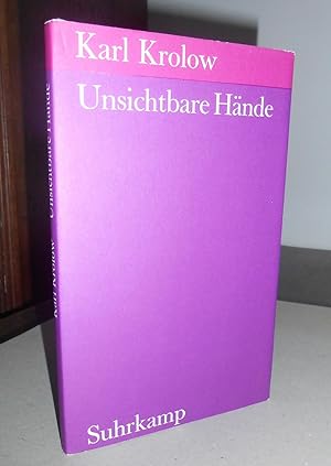 Unsichtbare Hände. Gedichte 1959-1962.