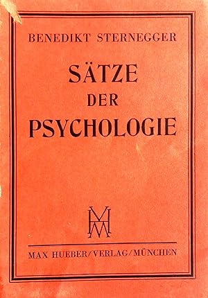 Sätze der Psychologie. Eine Zusammenfassung der grundlegenden Resultate psychologischer Forschung.