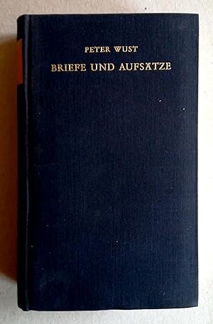 Bild des Verkufers fr Briefe und Aufstze. Mit einer biographischen Einleitung herausgegeben von Wilhelm Vernekohl. zum Verkauf von Versandantiquariat Ruland & Raetzer