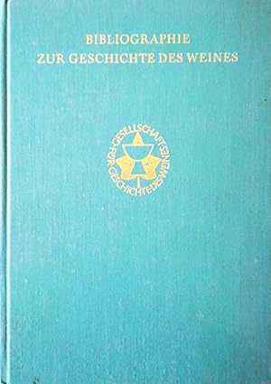 Seller image for Bibliographie zur Geschichte des Weines. Supplement 1. Zusammengestellt von Renate Schoene unter Mitwirkung von Mitarbeitern der Universittsbibliothek Bonn. for sale by Versandantiquariat Ruland & Raetzer