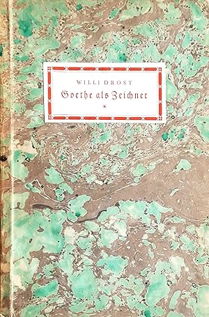 Image du vendeur pour Goethe als Zeichner. Ein Beitrag zum Bilde seiner Persnlichkeit. Mit 34 Abbildungen. mis en vente par Versandantiquariat Ruland & Raetzer