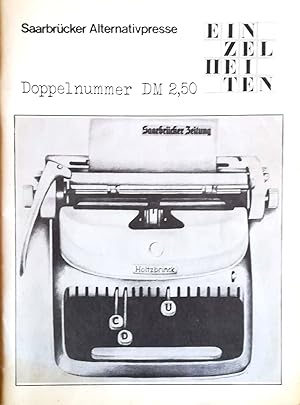 Bild des Verkufers fr einzelheiten. Saarbrcker Alternativpresse. 5. Jahrgang (1975), Nr. 5 / 6 (Doppelnummer). zum Verkauf von Versandantiquariat Ruland & Raetzer