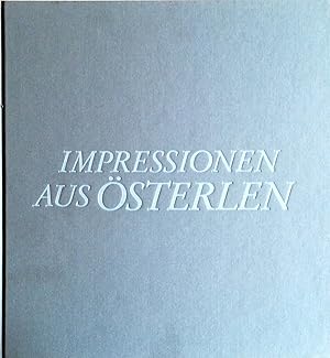 Imagen del vendedor de Impressionen aus sterlen. Faszinierende Kunst aus Sdschweden. a la venta por Versandantiquariat Ruland & Raetzer