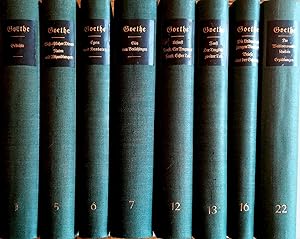 Goethes Werke (Welt-Goethe-Ausgabe). Im Auftrage des Goethe- und Schiller-Archivs herausgegeben v...