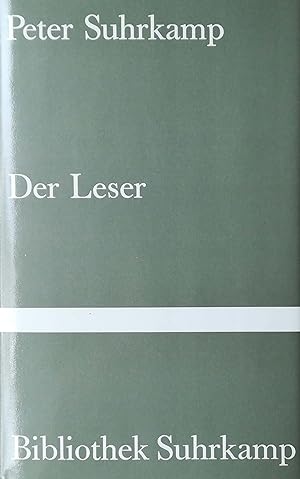 Der Leser. Reden und Aufsätze. Herausgegeben und mit einem Nachwort versehen von Hermann Kasack.