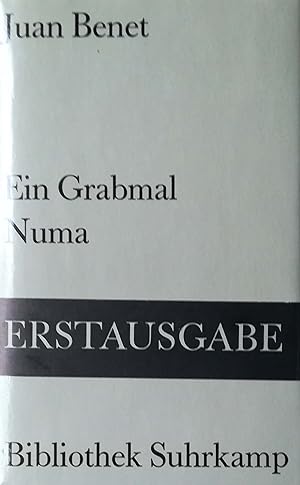 Ein Grabmal / Numa (Eine Sage). Zwei Erzählungen. Aus dem Spanischen von Gerhard Poppenberg.