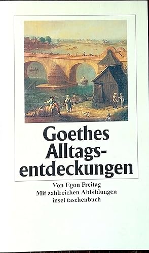 Bild des Verkufers fr Goethes Alltagsentdeckungen. zum Verkauf von Versandantiquariat Ruland & Raetzer