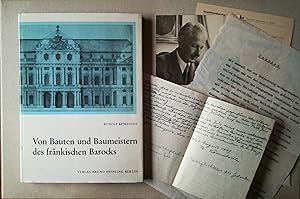 Von Bauten und Baumeistern des fränkischen Barocks. Aus dem Nachlaß herausgegeben von Hans Reuthe...