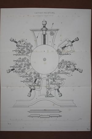 Baumwolle, Cotton, Sixteen Colour printing machine, Lithographie um 1880, Blattgröße: 33 x 24,5 c...