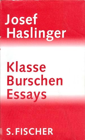 Imagen del vendedor de Klasse Burschen: Essays a la venta por The Haunted Bookshop, LLC