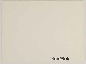 Bild des Verkufers fr Heinz Wieck: Zeichnungen und Skulpturen zum Verkauf von Jeff Hirsch Books, ABAA