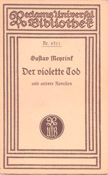 Bild des Verkufers fr Der violette Tod und andere Novellen. zum Verkauf von Occulte Buchhandlung "Inveha"