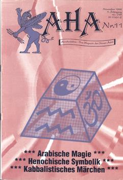 Seller image for AHA. Abrahadabra - Das Magazin des Neuen ons. (November 1992. 5. Jahrgang, Nr. 11). for sale by Occulte Buchhandlung "Inveha"