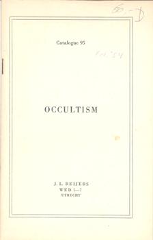 Imagen del vendedor de Occultism. Catalogue 95. a la venta por Occulte Buchhandlung "Inveha"