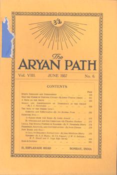 Immagine del venditore per The Aryan Path. Vol. VIII. June 1937, No. 6. venduto da Occulte Buchhandlung "Inveha"