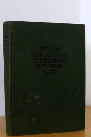 Imagen del vendedor de Zeitschrift des Deutschen und sterreichischen Alpen - Vereins 1926 Band 57 a la venta por AMSELBEIN - Antiquariat und Neubuch