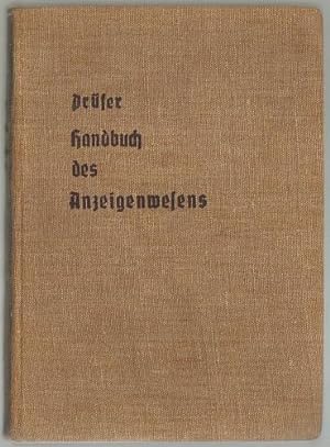 Handbuch des Anzeigenwesens.