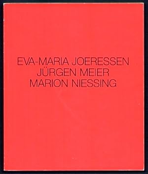 Seller image for Studiogalerie X : Eva-Maria Joeressen / Jrgen Meier / Marion Niessing. for sale by Antiquariat A. Suelzen
