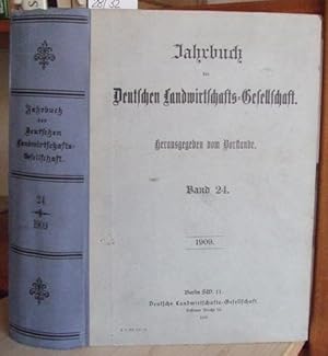 Bild des Verkufers fr Jahrbuch der Deutschen Landwirtschafts-Gesellschaft. Band 24. zum Verkauf von Versandantiquariat Trffelschwein