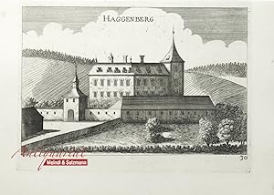 Bild des Verkufers fr Topographia Austriae Inferioris: "Haggenberg". zum Verkauf von Antiquariat MEINDL & SULZMANN OG