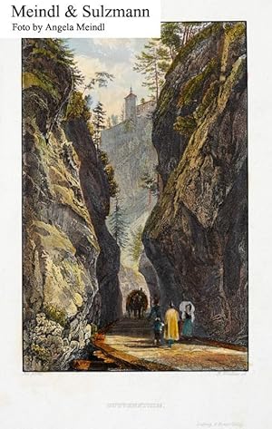 Bild des Verk�ufers f�r Kolorierter orig. Stahlstich aus E. Duller: Die malerischen und romantischen Donaul�nder. zum Verkauf von Antiquariat MEINDL & SULZMANN OG