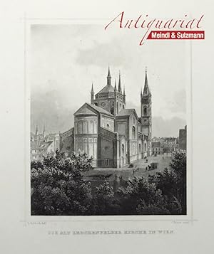 Seller image for Die Alt Lerchenfelder Kirche in Wien". Aus A. Ruthner: Das Kaiserthum sterreich. for sale by Antiquariat MEINDL & SULZMANN OG