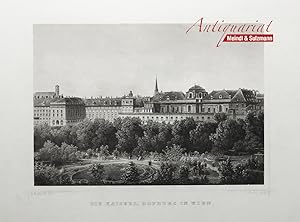 Seller image for Die Kaiserl. Hofburg in Wien". Aus A. Ruthner: Das Kaiserthum Oesterreich. for sale by Antiquariat MEINDL & SULZMANN OG