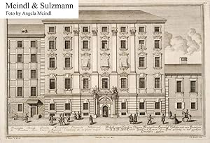 Seller image for "Aufri� eines Hauses Herren Maximilian Emanuel Hillebrand von Prandau [.] geh�rig".- Aus Salomon Kleiner: "Wahrhaffte und genaue Abbildung aller Kirchen und Cl�ster". for sale by Antiquariat MEINDL & SULZMANN OG